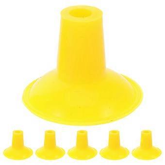 6pcs Automotive Engine Valve Lapping Tool Set Precision Valve Lapping Tool Kit For Automotive Engine Repair Attachment Yellow