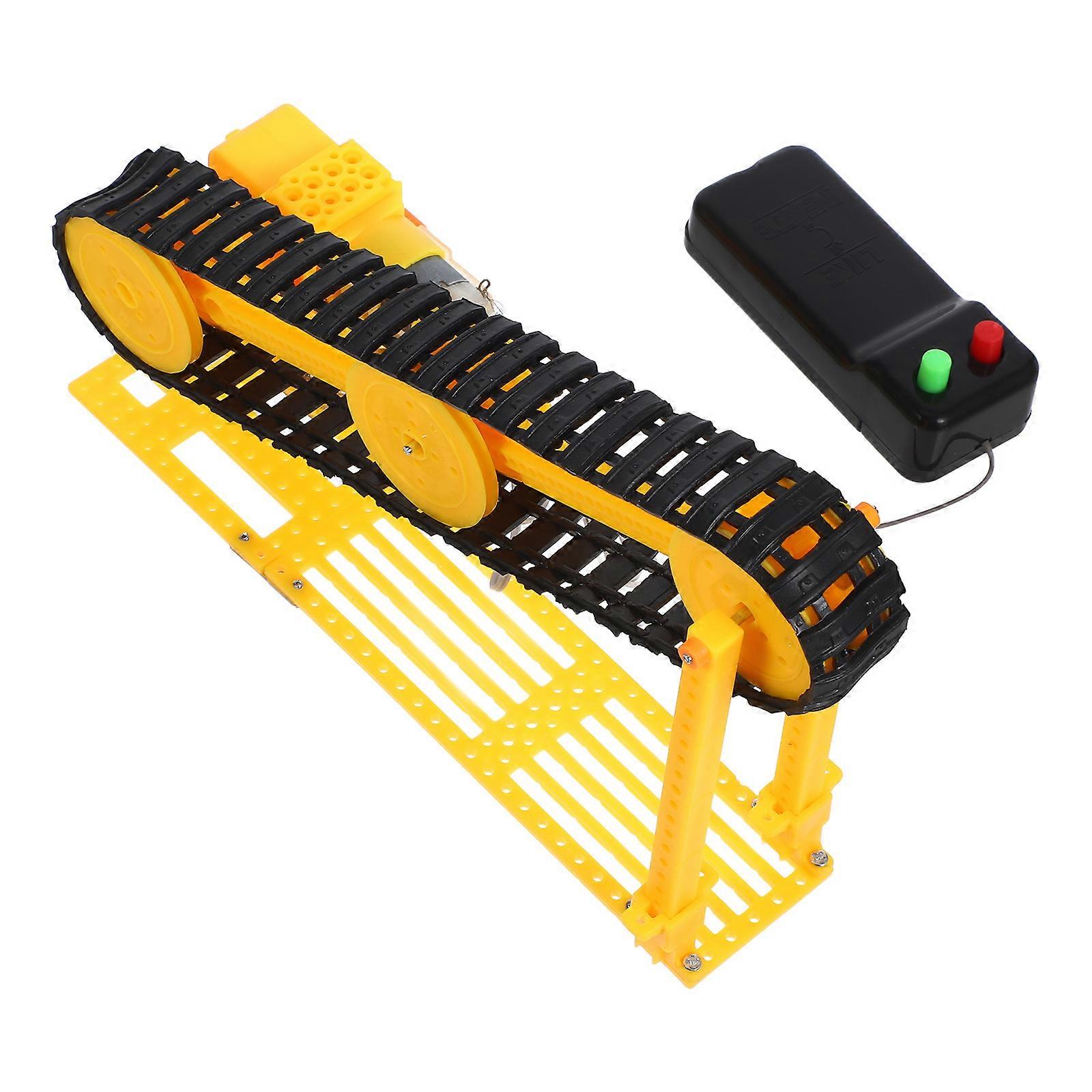 1 Set Conveyor Model Making Material Science Experiment Projects Assemble Toy