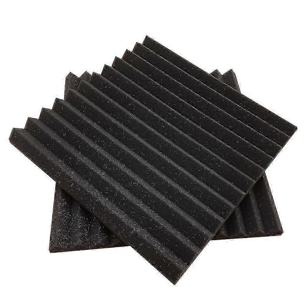 12Pcs Sound-Absorbing Cotton Triangular Foam Panels