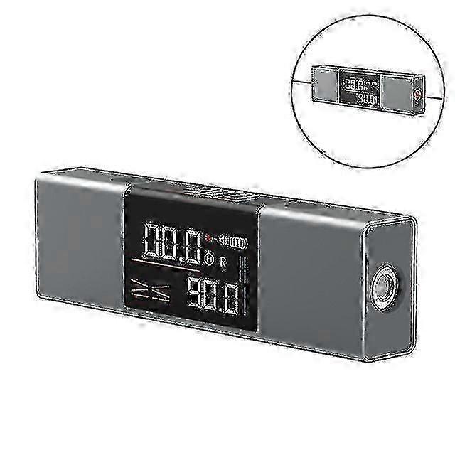 Naiwang Protractor Measure Ruler Type-c Charging Digital Tool Grey