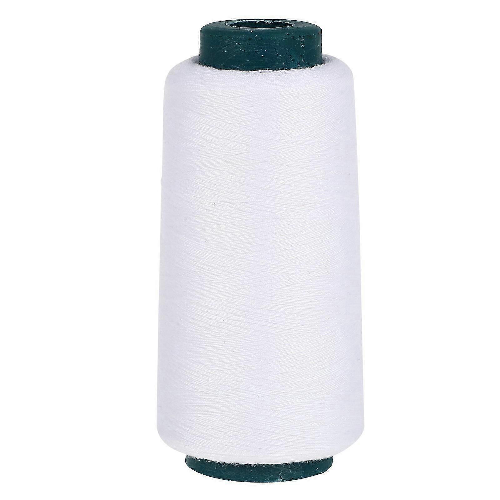 Sewing Machine Thread Polyester White High Strength for Sewing 3000 Yards