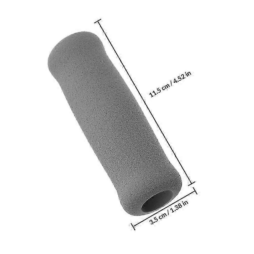 Comcompatible withtable Grey Foam Cane Handle Grip Replacement compatible with Walking Cane 4Pcs Set