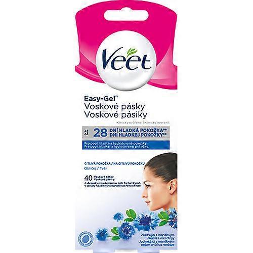 Face wax strips for sensitive skin 40 pcs