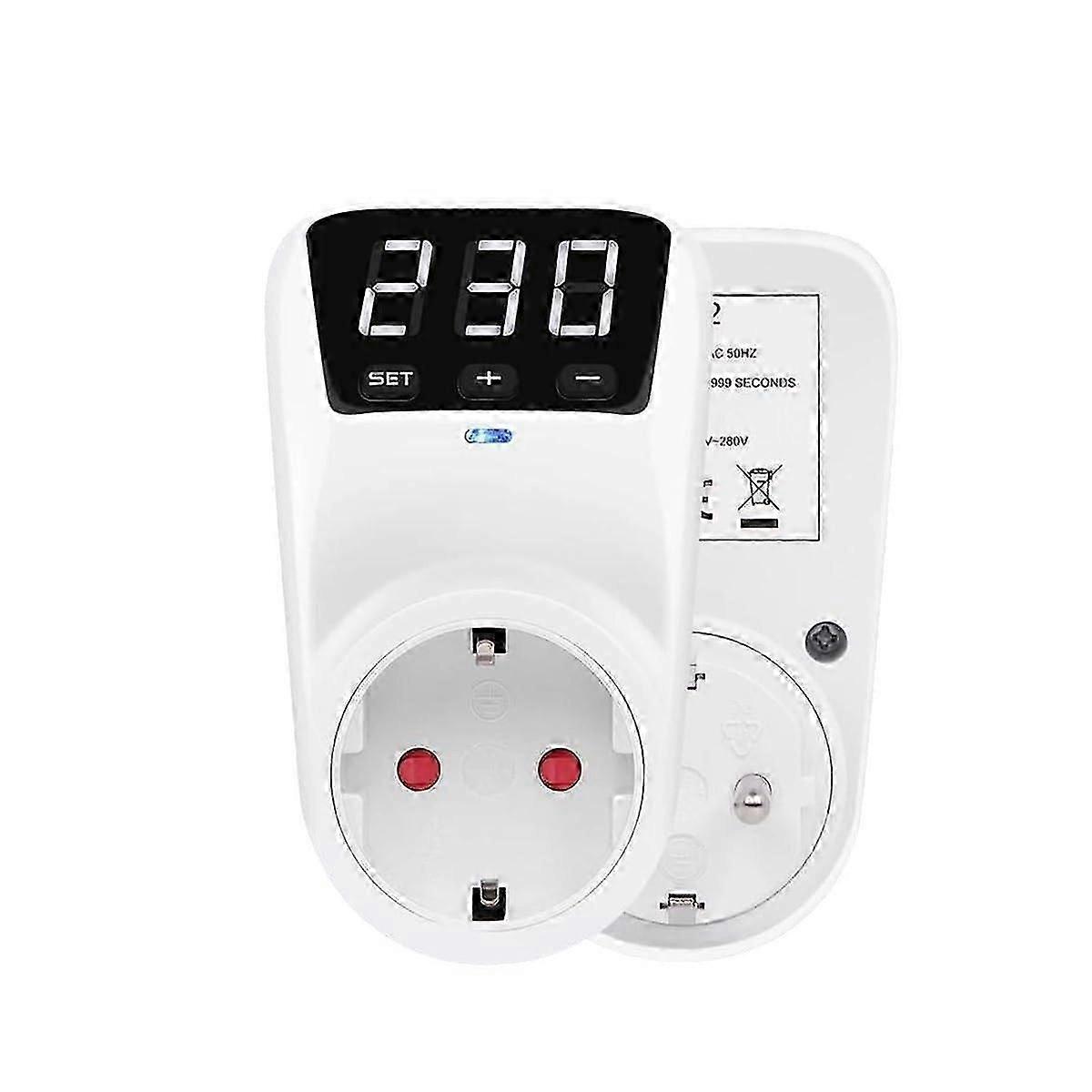 Voltage Protector with Automatic Reset, Over Under Voltage Protection, Digital Display Surge Protector Plug EU US