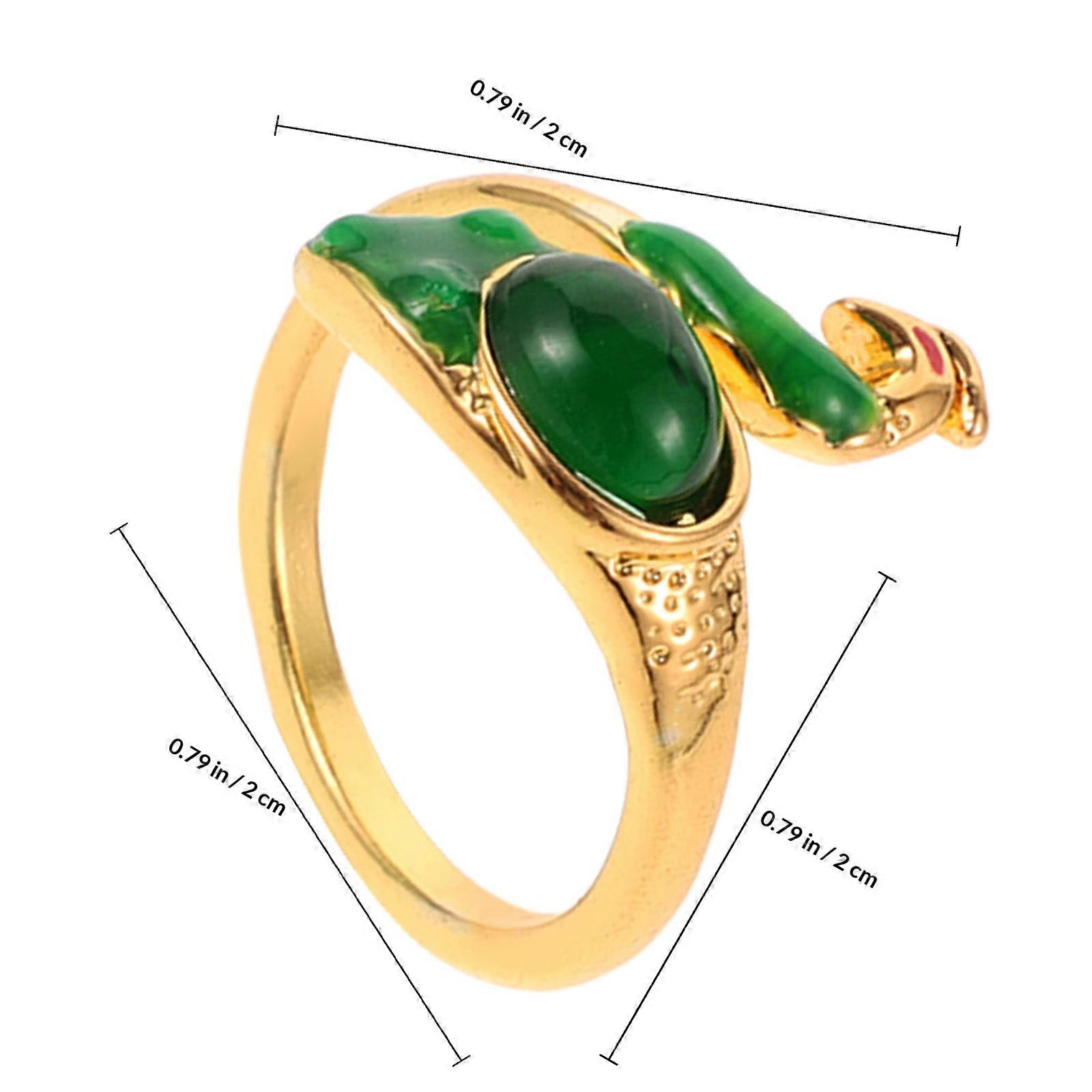 Peacock Ring Adjustable Knitting Rings for Sewing Projects 2Pcs Set