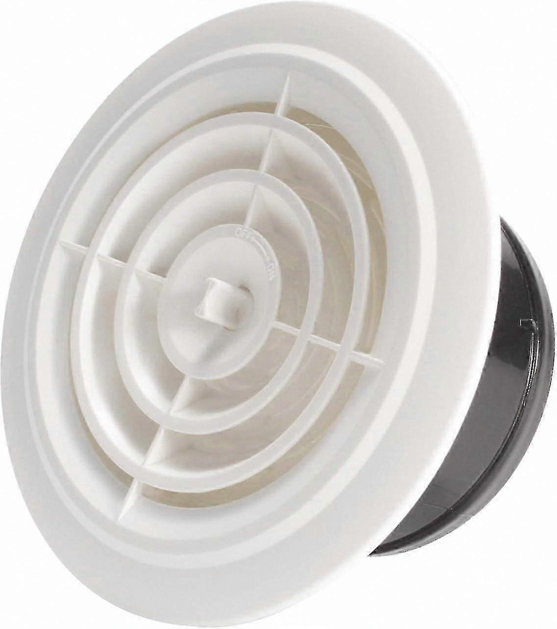 Adjustable 100mm Round Air Vent Grille compatible with Ventilation
