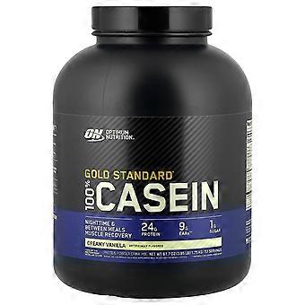 Optimum Nutrition, Gold Standard® 100 % Caseína, Vainilla Cremosa, 1,75 kg (3,85 lb)