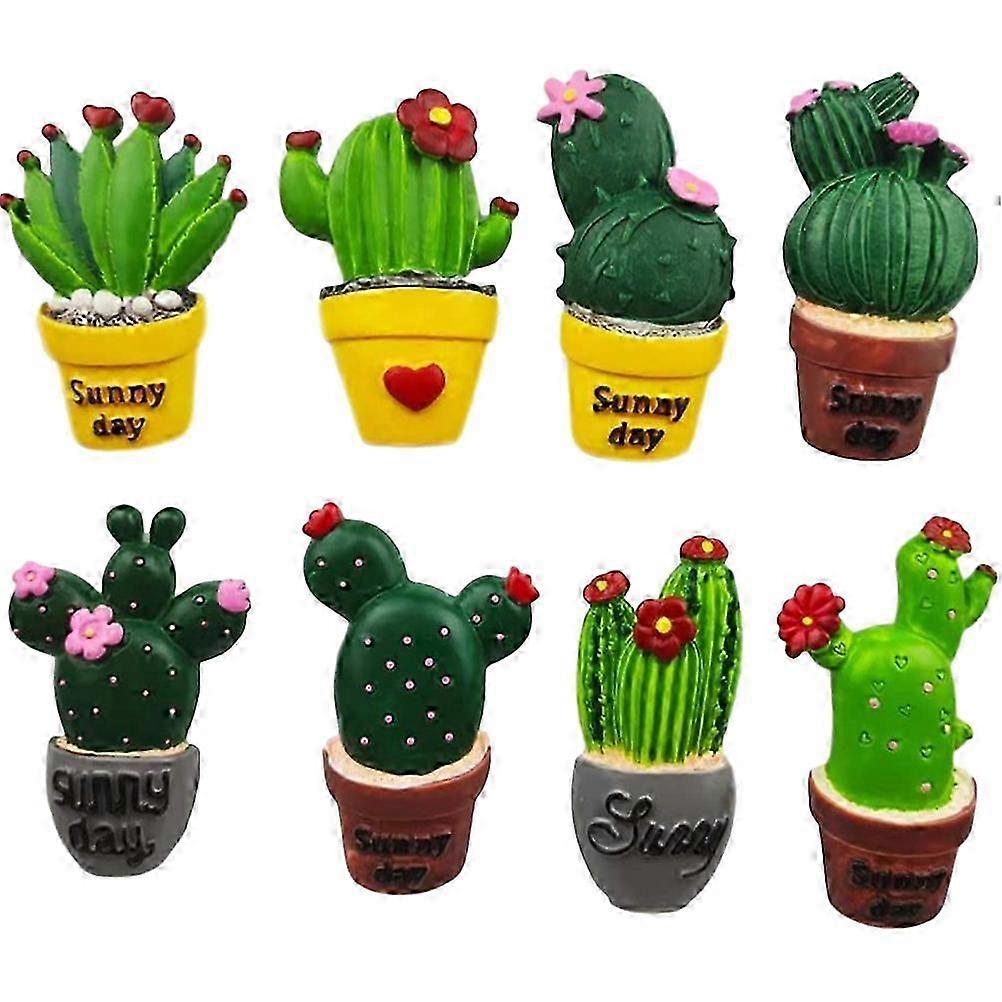 DIY Making Resin Crafts Cactus Ornaments 8Pcs Assorted