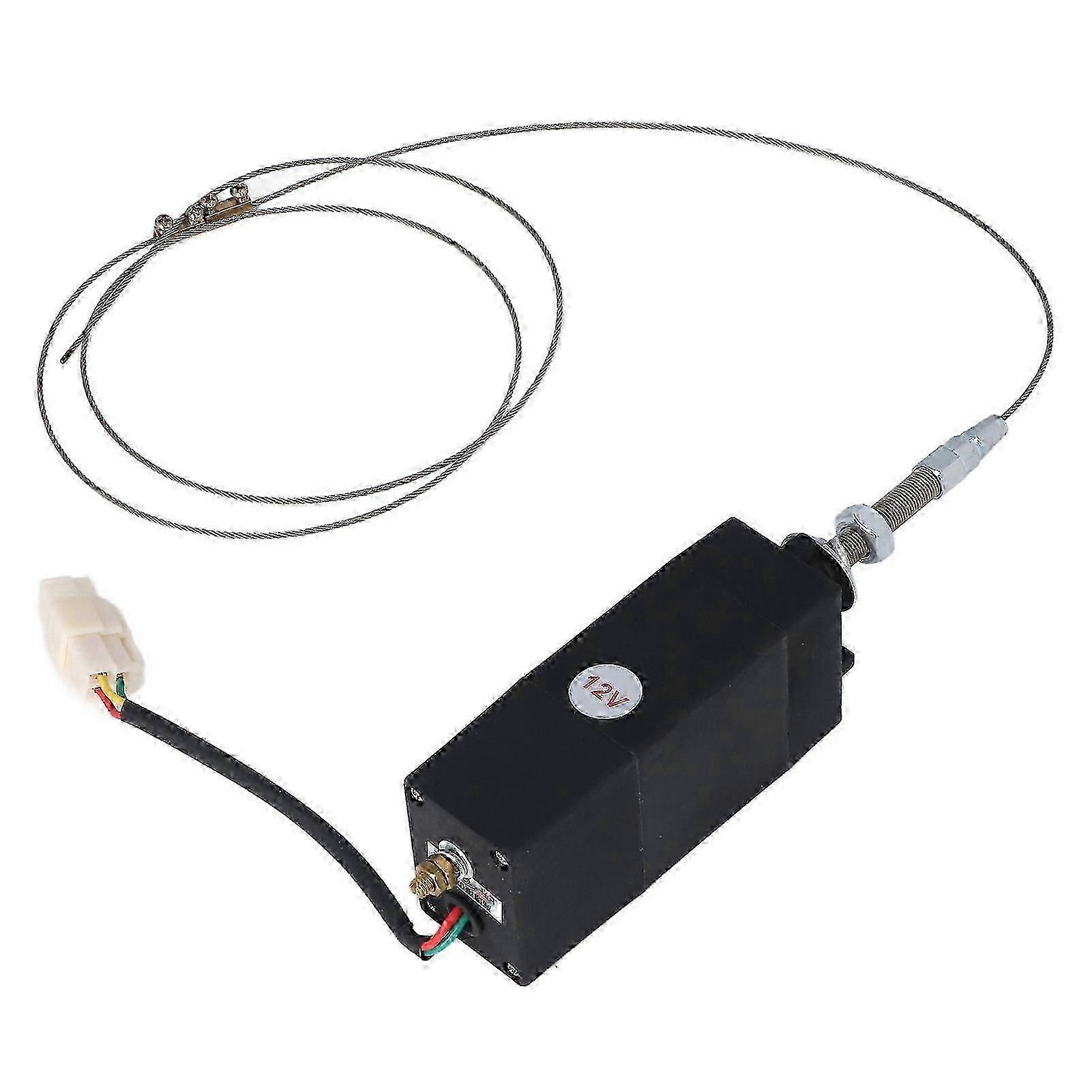 Diesel Engine Shutdown Solenoid Valve Generator Set Electric Throttle Switch Speed Controller DC12V