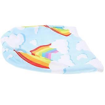 Unisex Kids Swim Cap, Polyester Quick Dry Stretch Durable No Odd Smell, Fits Long Thick Hair, Lightweight Elastic Swimming Hat, 1 Pack