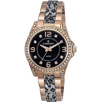 Radiant new savannah Quartz Analog Woman Watch with RA264207 Gold Plated Stainless Steel Bracelet