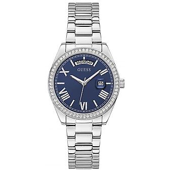 Guess watches ladies moon watch for Women Analog Quartz with stainless steel bracelet GW0307L1