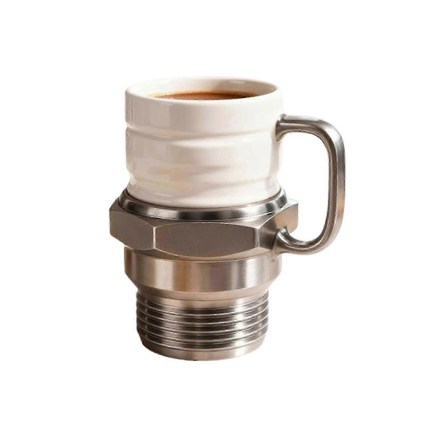 1-3X Spark Plug Mug, Engine Spark Plug Design, Novelty Coffee Mug