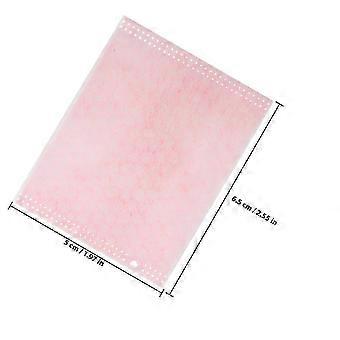 10Pcs Pink Disposable Makeup Remover Pads Soft Non-Woven Facial Cleansing Pads for Daily Face Washing and Travel