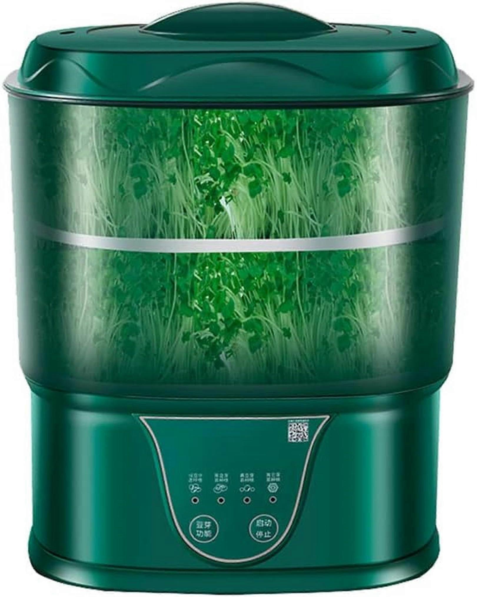 Automatic Bean Sprout Machine with Smart Temperature Control, Electric Seed Germination Kit for Home Kitchen