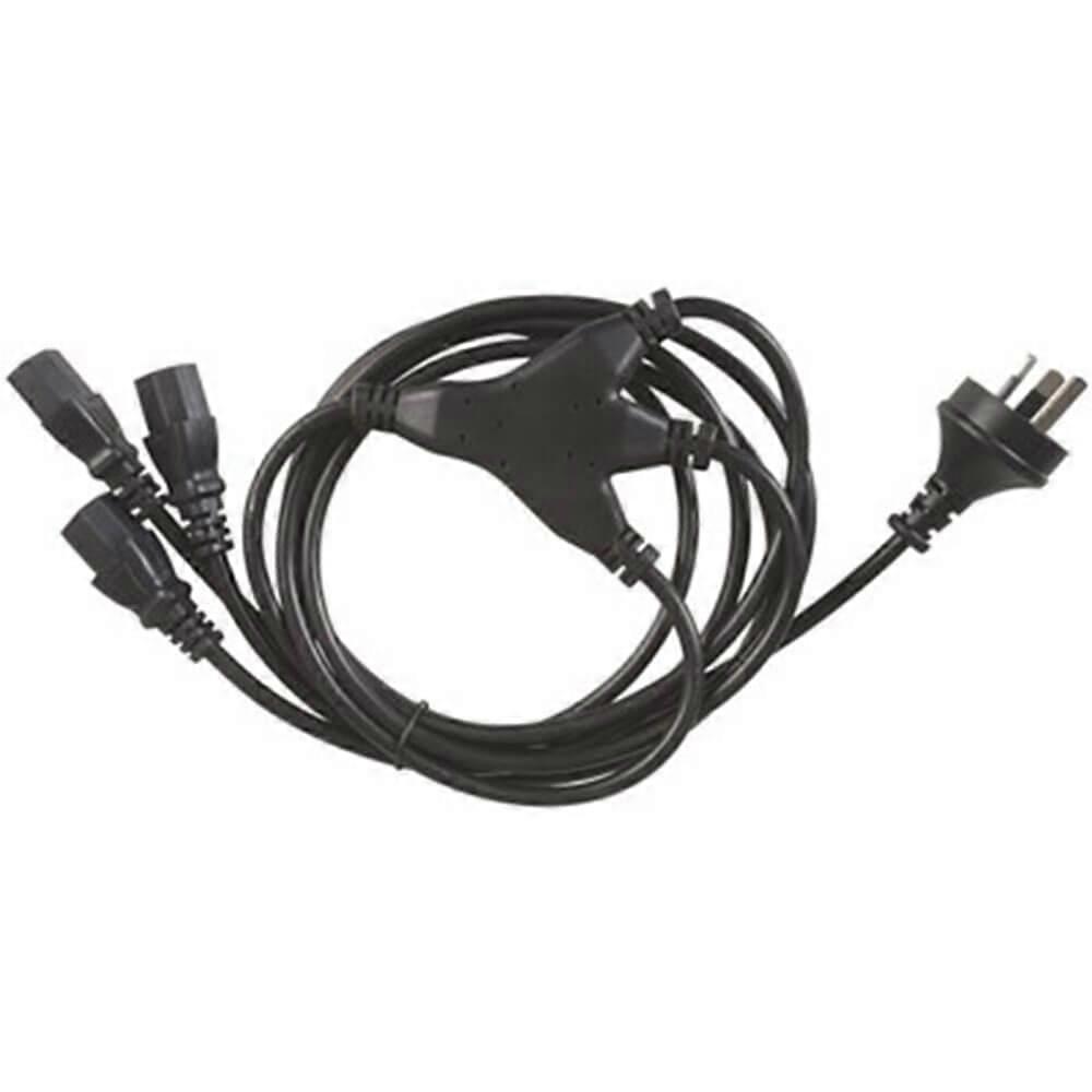 3 IEC SOCKET Mains Cable 1.8m Convenience Reliable Ensures Maximum Power Needed
