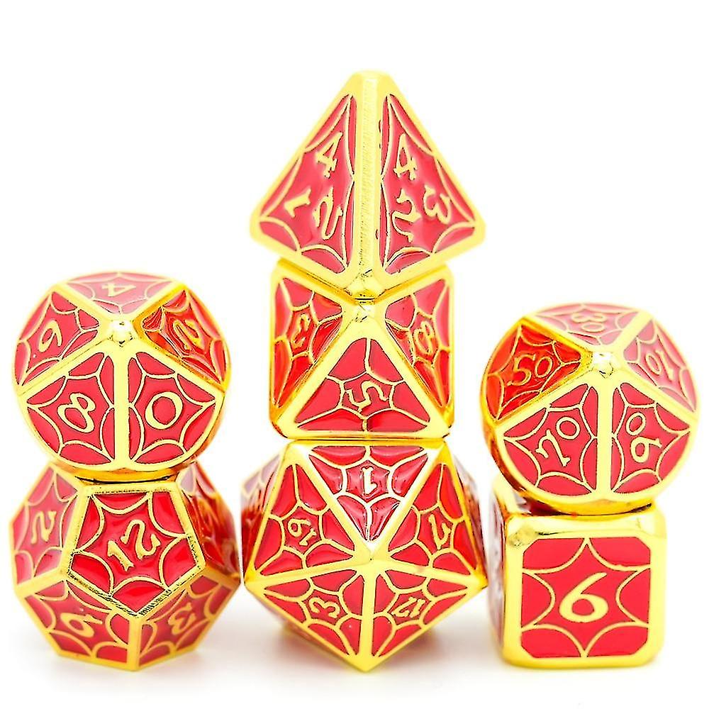 Shiny Metal D & D Dice
