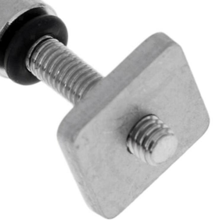 Jeu de vis à pouce Planche de surf Longboard Sliding Fin Screw & Fin Plate Kit de remplacement pour Stand Up Paddle Body Board (3pcssilver)