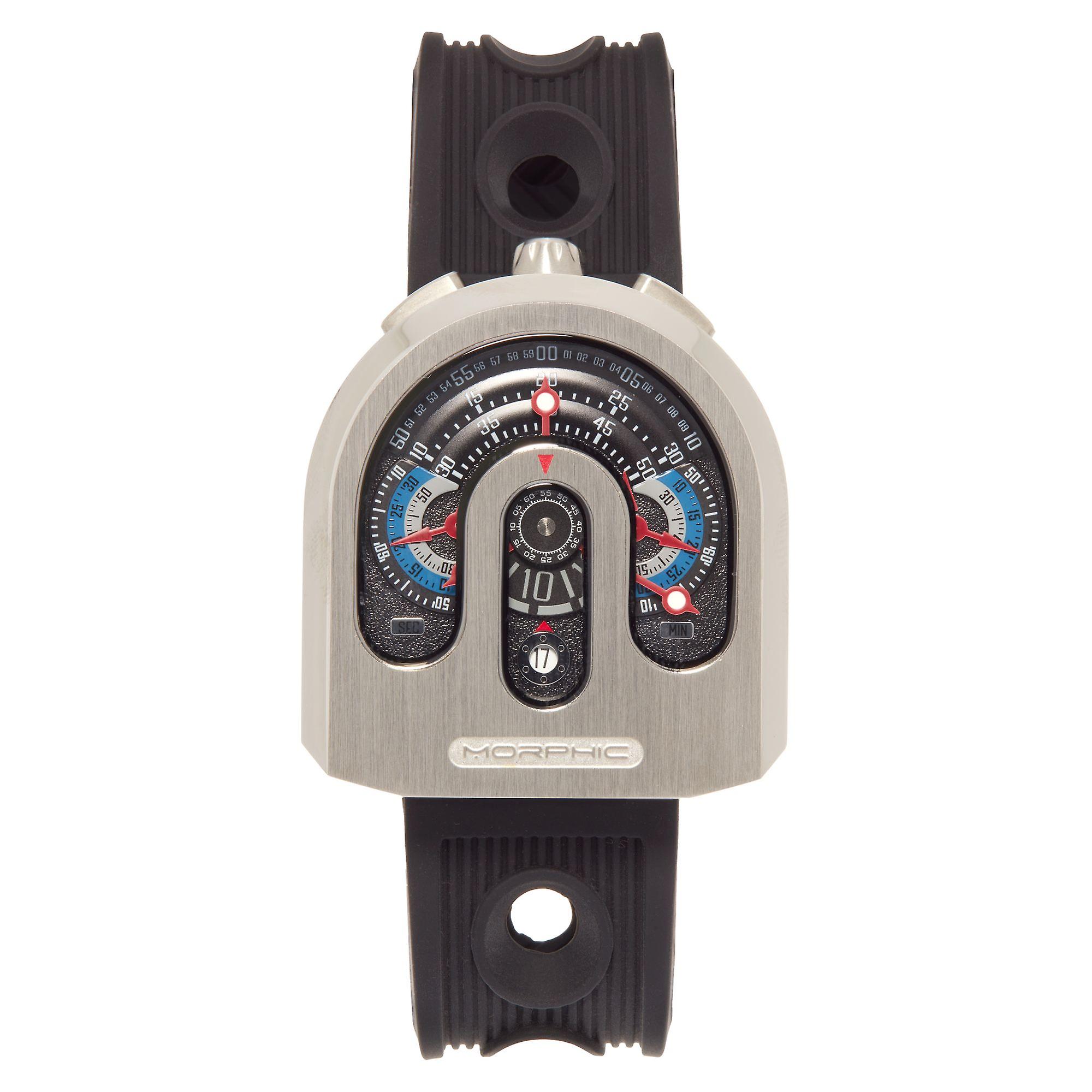 Morphic M95 Series Chronograph Strap Watch m/Dato - Sort/Blå