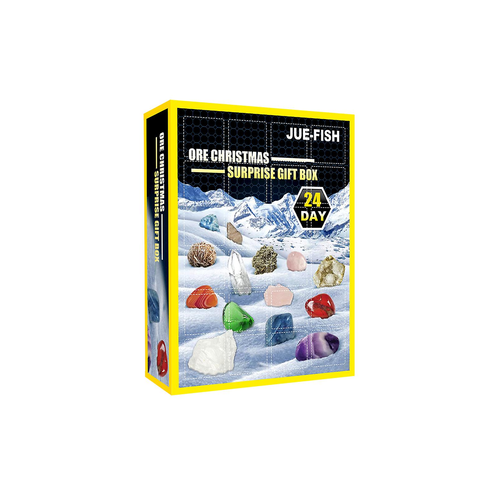 24 Grid Ore gaveæske sæt flerfarvet børns blinde æske legetøj jul 24. malm gaveæske