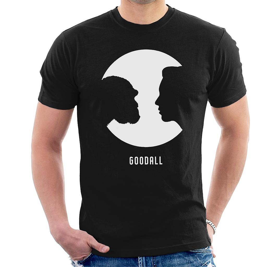 Matematica e t-shirt scienza Jane Goodall-uomo