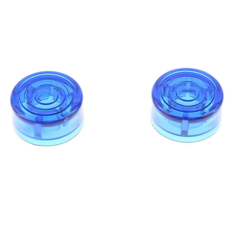 2pcs Guitar Effect Foot Nail Protective Cap For Effects Pedal Blue