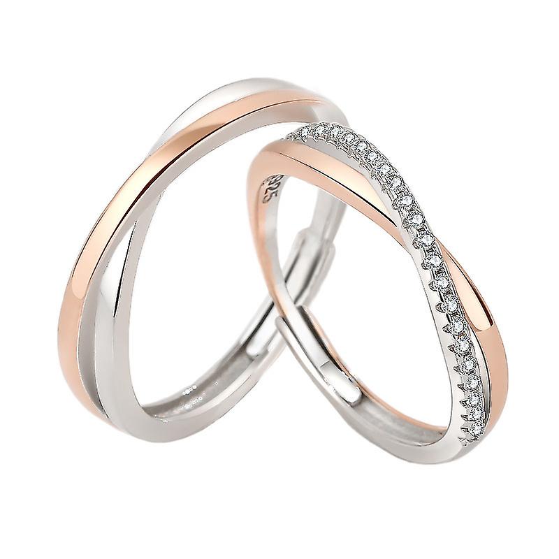 S925 Sterling Silver Couple Ring