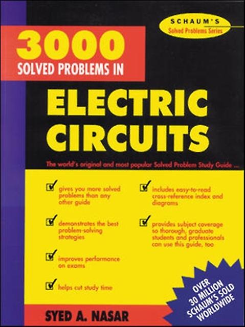 3000 Solved Problems In Electrical Circuits by Syed Nasar Paperback