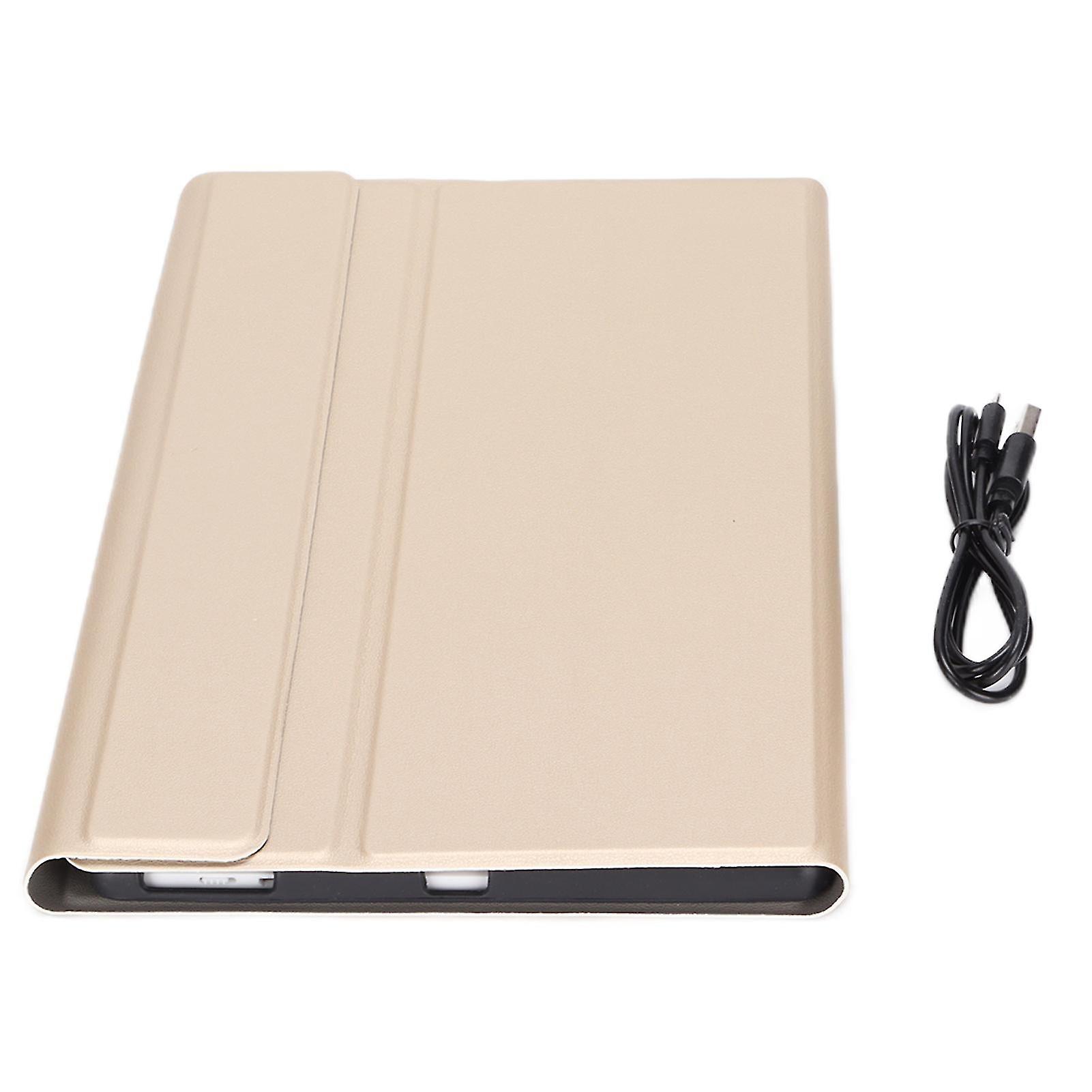 Wireless Removable Keyboard Touchpad Computer Accessories With Pu Leather Case For Lenovo M10 Fhd Plus 10.3in X606fgold