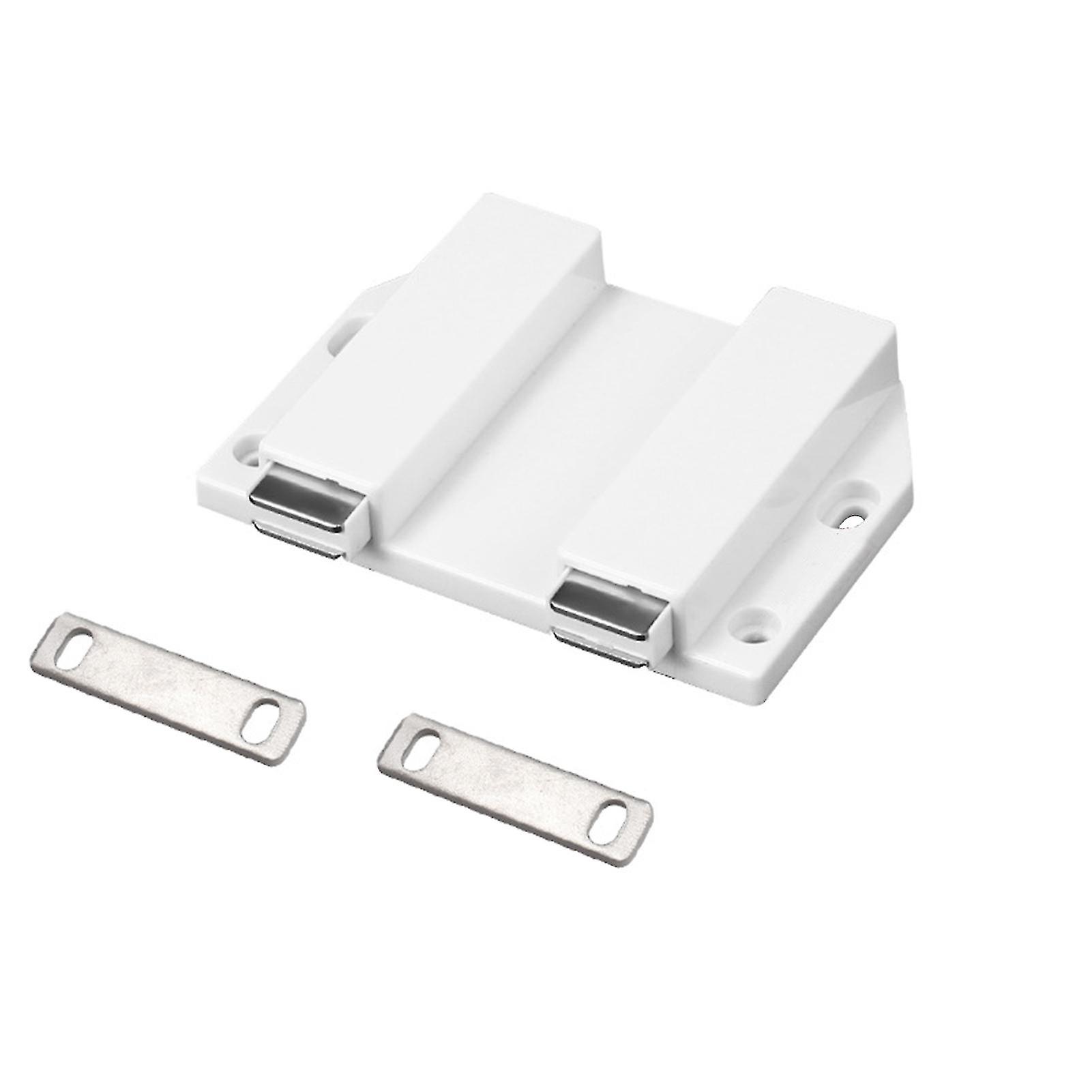 Magnetic Push Latch Heavy Duty Push To Open Abs Strong Suction Double-headed Cabinet Door Push Latch For Kitchen Drawer