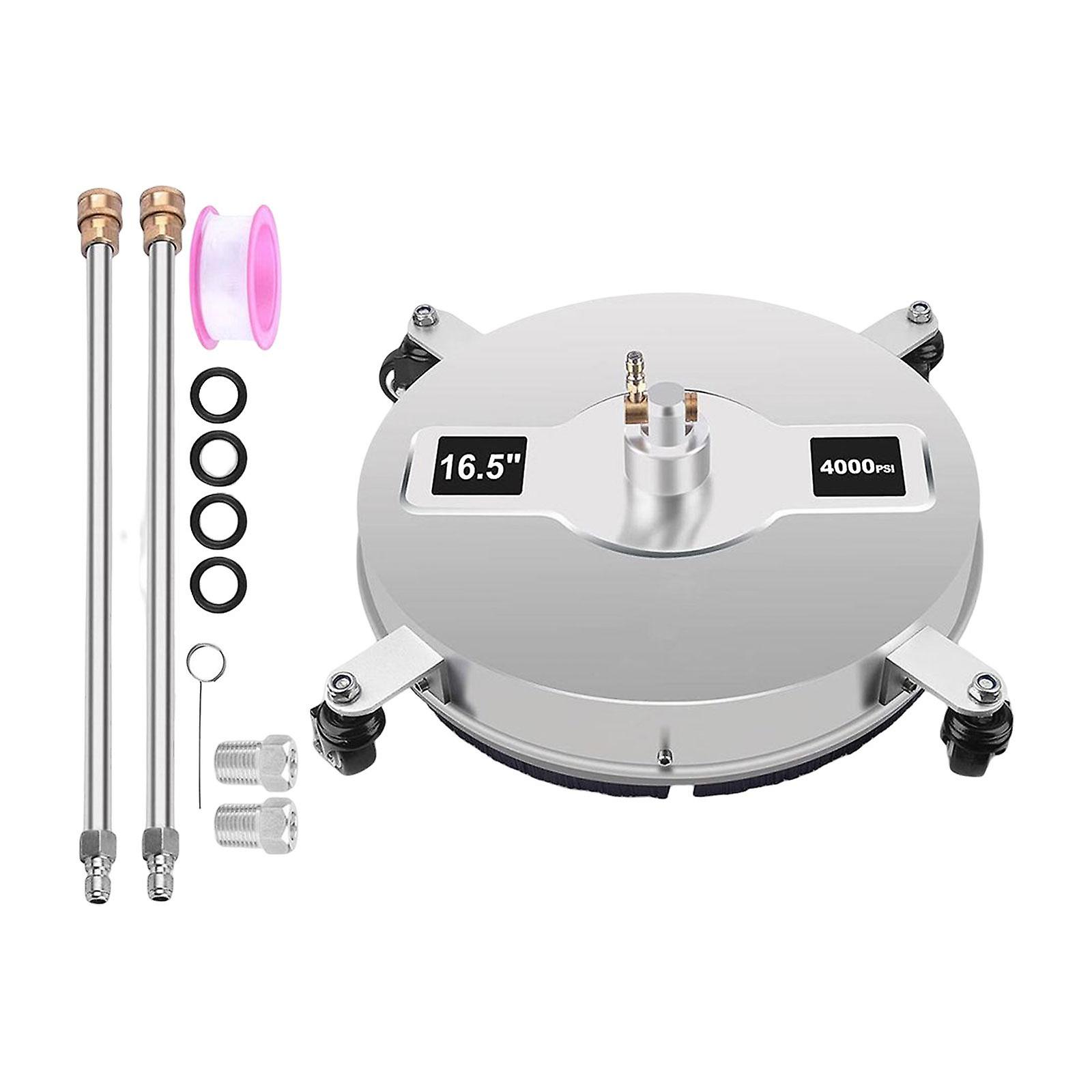 Pressure Washer Surface Cleaner 1/4" Quick Plug for Decks Terraces Sidewalks