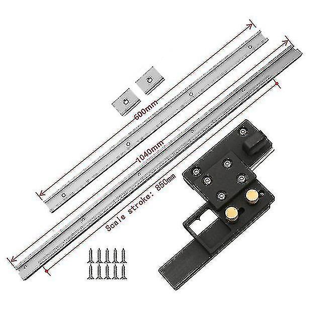 Woodworking Electric Circular Saw Making Precision Cuts Guide System W/ Limiter For Repeatable Fast Positioning Cutting