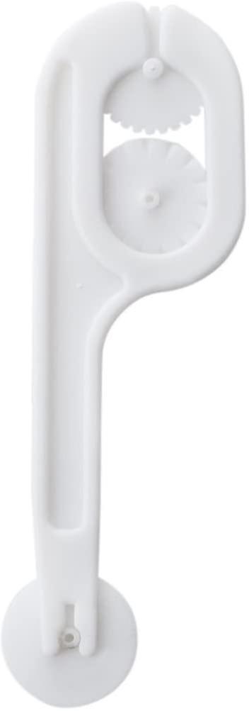 1 Pcs White Cake Mold With 3 Wheels Useful For Modeling Dough