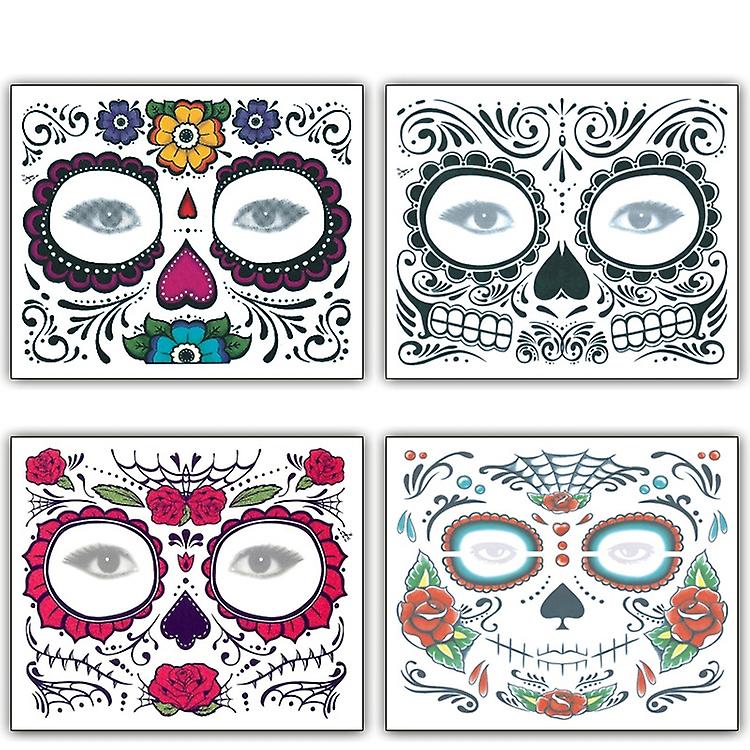 Halloween Waterproof Temporary Face Tattoo Stickers