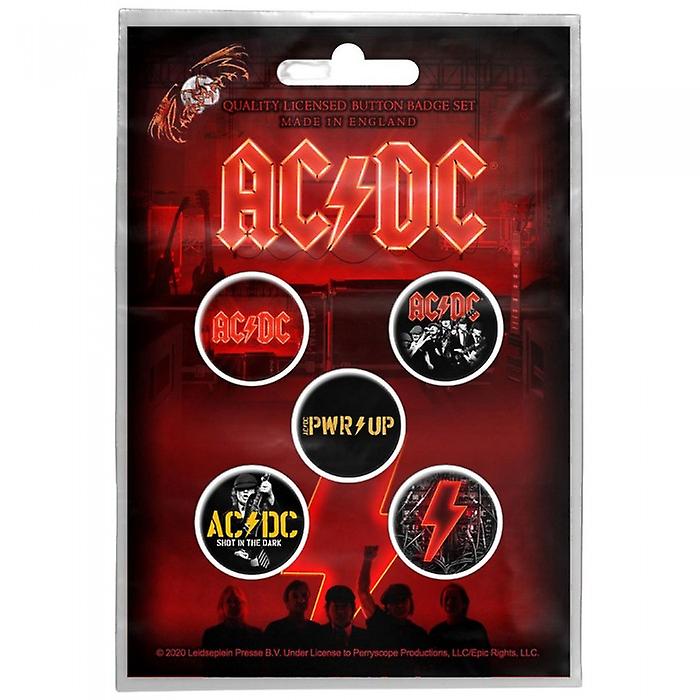 AC/DC PWR-UP Badge (Pack of 5)