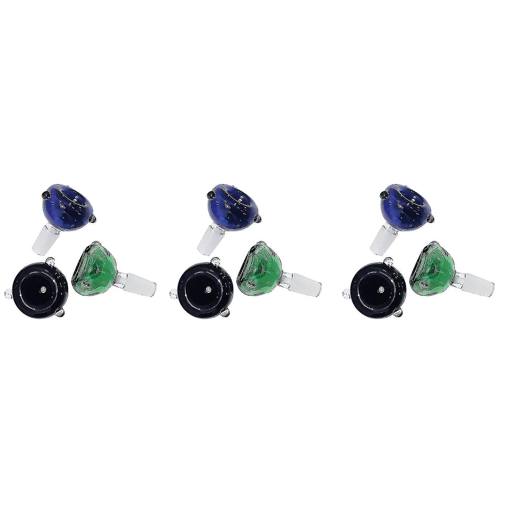 6pcs Handcrafted, Decorative Craft Refined Assorted Bowls(14mm)