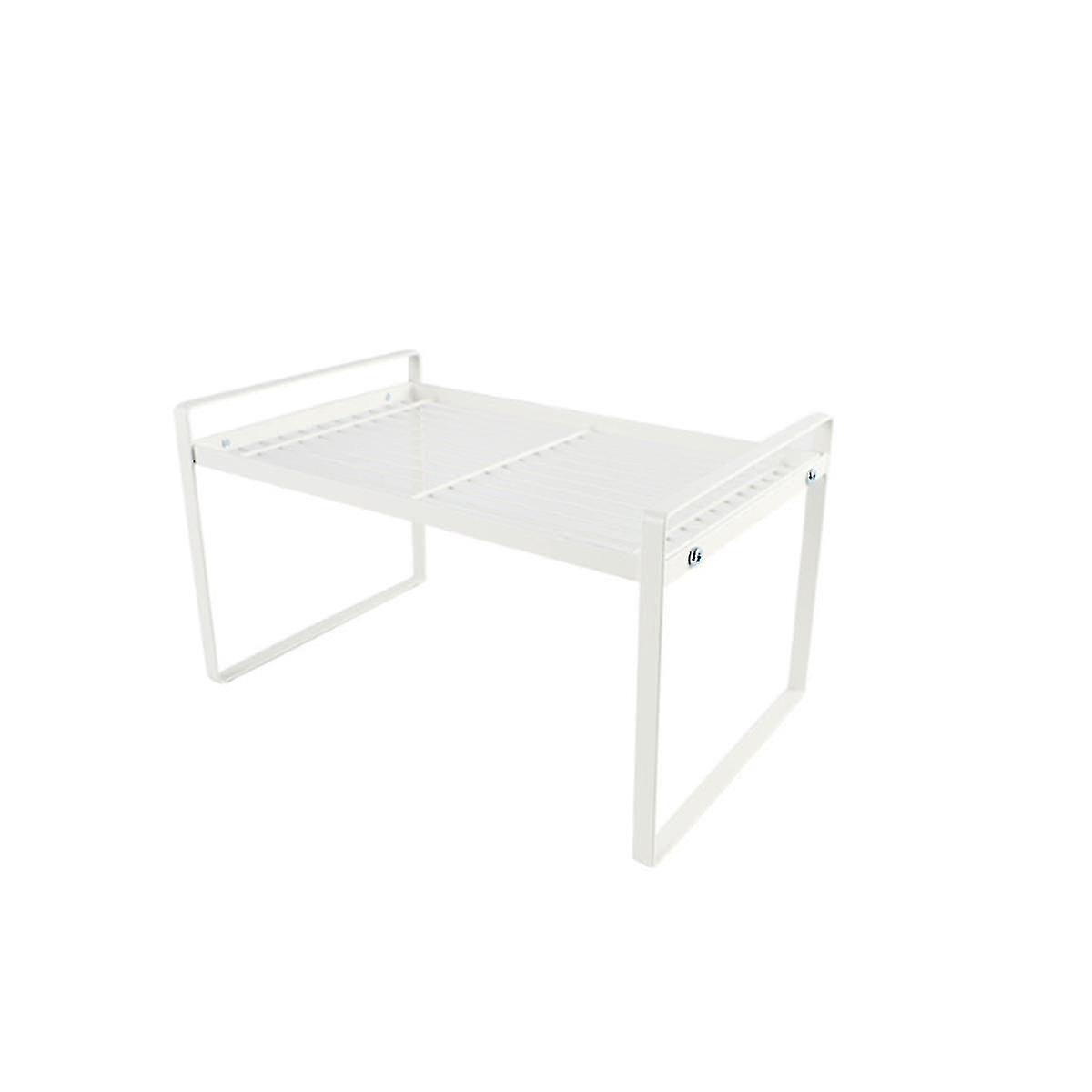 Kitchen Shelves, Cabinet Organization Mini Storage Shelf, White