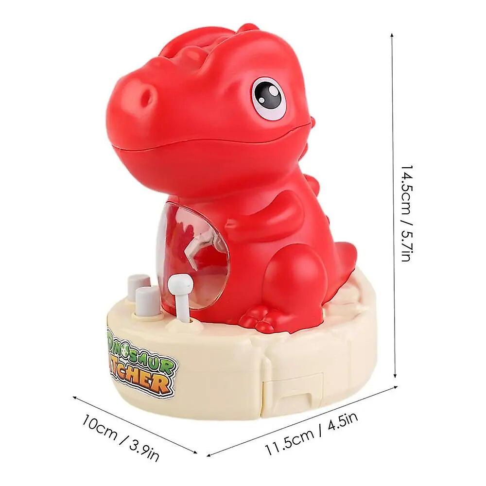 Catch Claw Machine Pill Claw Machine Dinosaur Shape Mini Crane Game With Openable Head Cover For Exercising Hand-eye