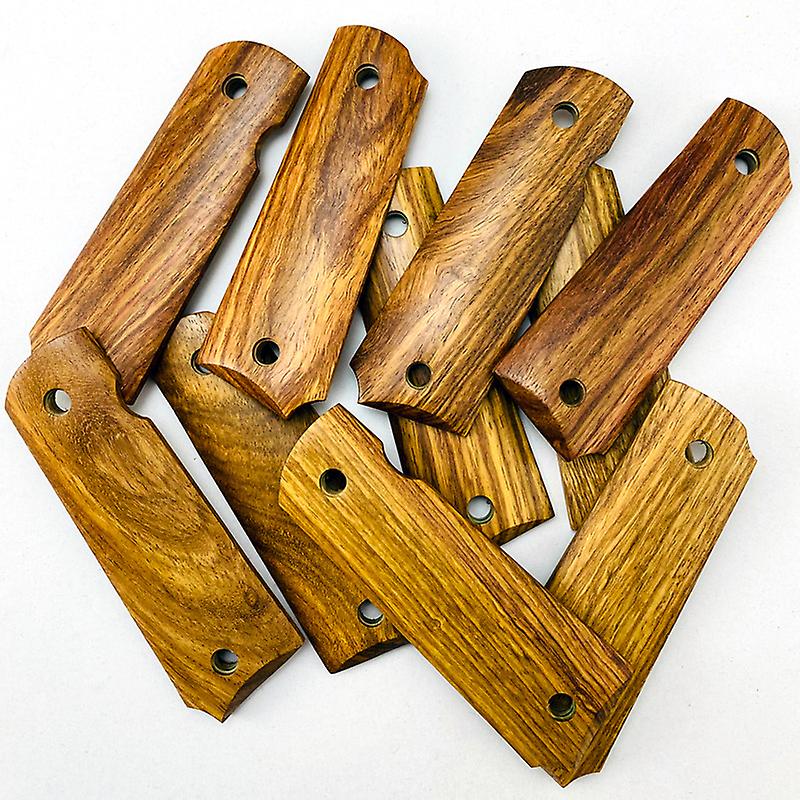 1 زوج من موازين مقبض مقبض خشب الورد الأفريقي غير القابلة للانزلاق من Cocobolo الأفريقي لنماذج 1911 Grips