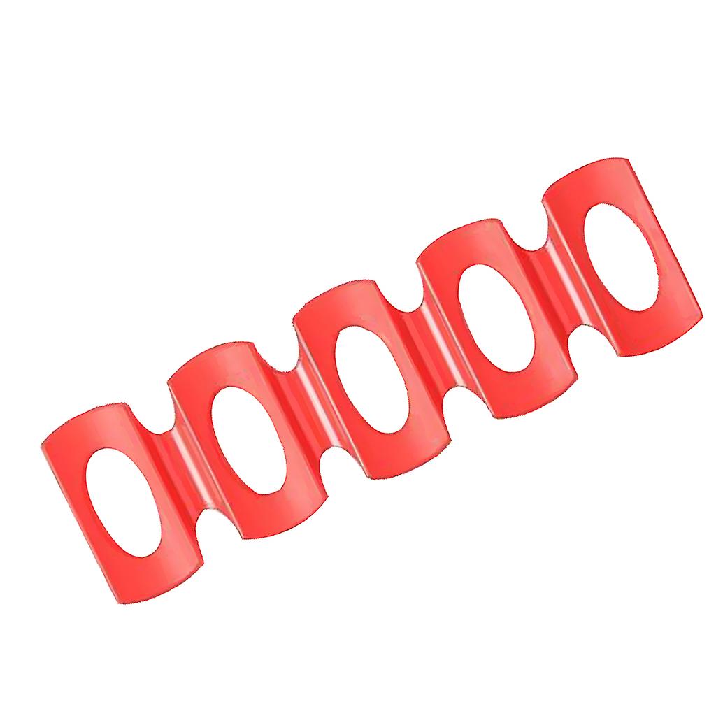 Silicone Fridge Can Beer Wine Bottle Rack Holder Mat Stacking Tidy Tool Red