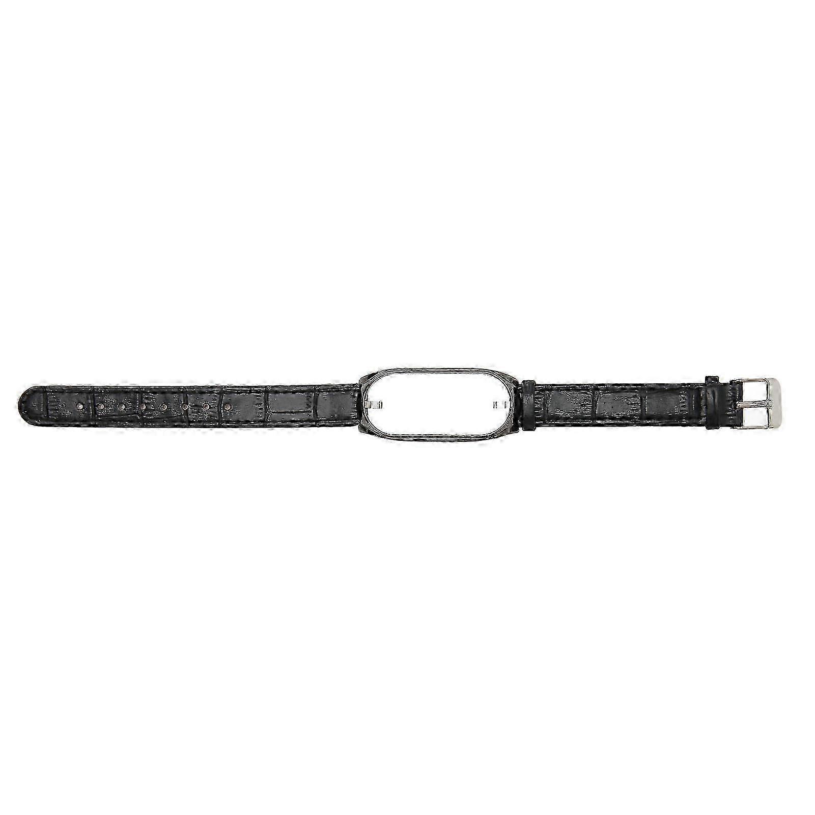 Sport Wrist Band for Mi Band 7 Soft PU Leather Breathable Replacement Loop Strap for Running Hiking