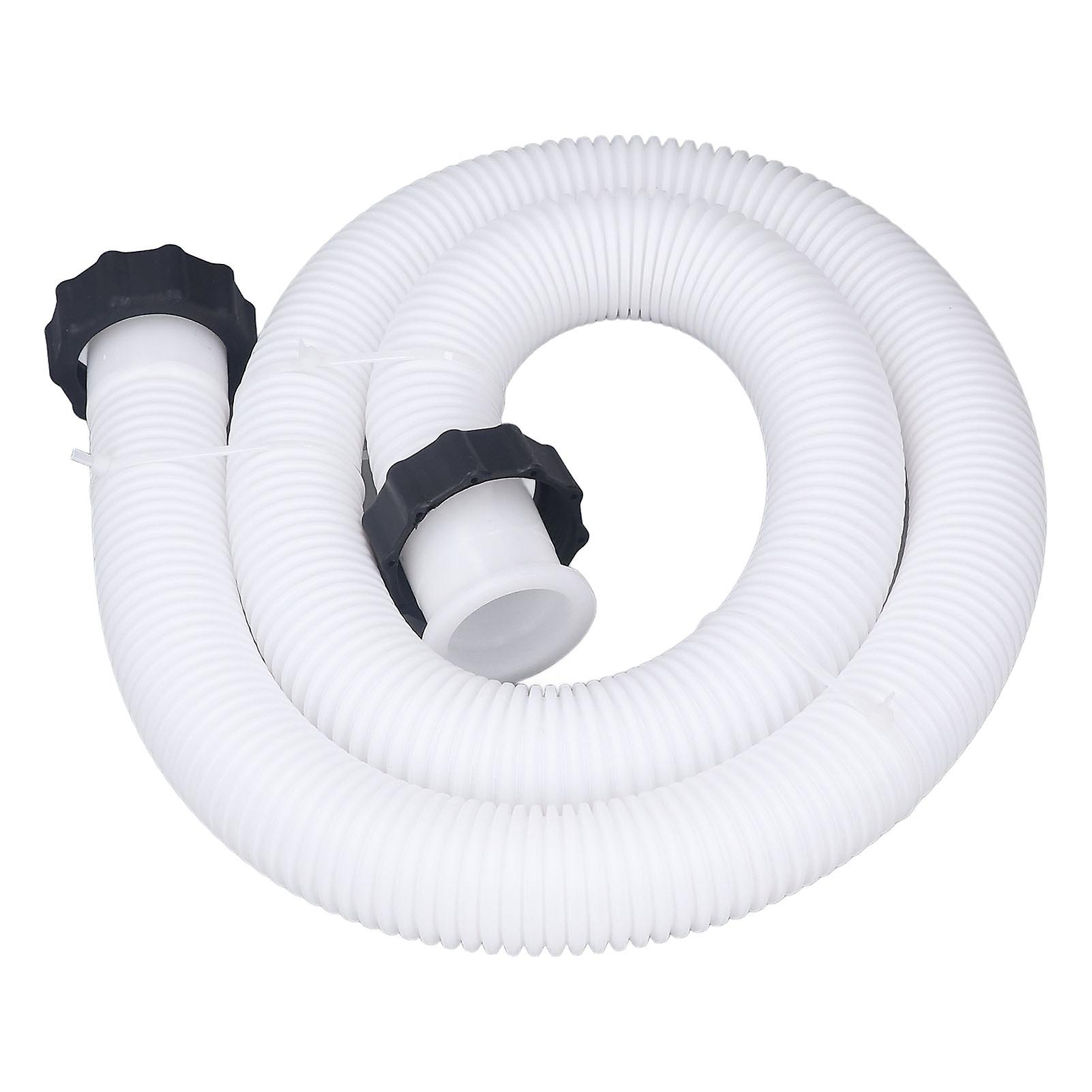1.5" Diameter White Pool Pump Replacement Hose for Above Ground Pools