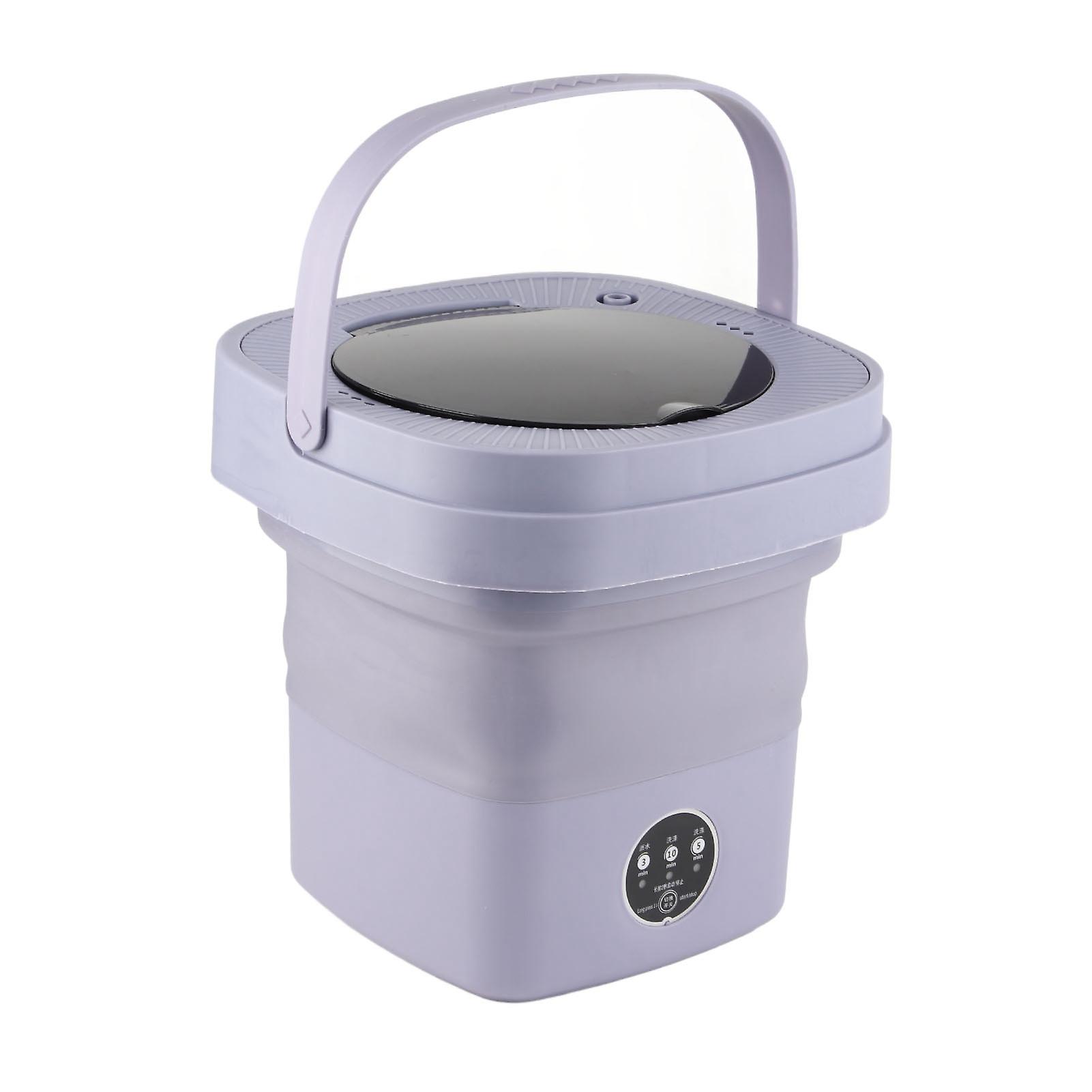 Folding Washing Machine Full Automatic Small Underwear Foldable Washer for Dormitory