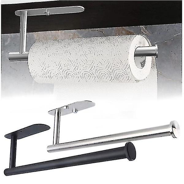 Keittiön rullapaperipyyheteline kaapin alla itseliimautuva ja seinälle asennettava hao