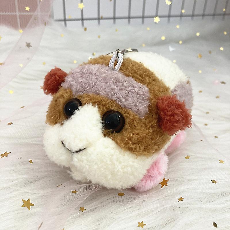 Cute Guinea Pig Cartoon Characters Stuffed Plush Toys Plush Doll Key Chain Pendant For Kids Adults