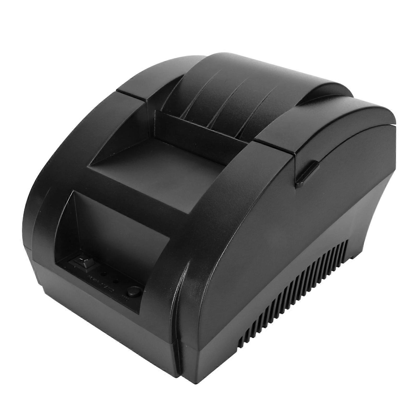 58mm Thermal Printer 90mm/s 58mm Width 203DPI USB Interface ESC POS Compatible Shipping Label Printer 100?240V USB US Plug