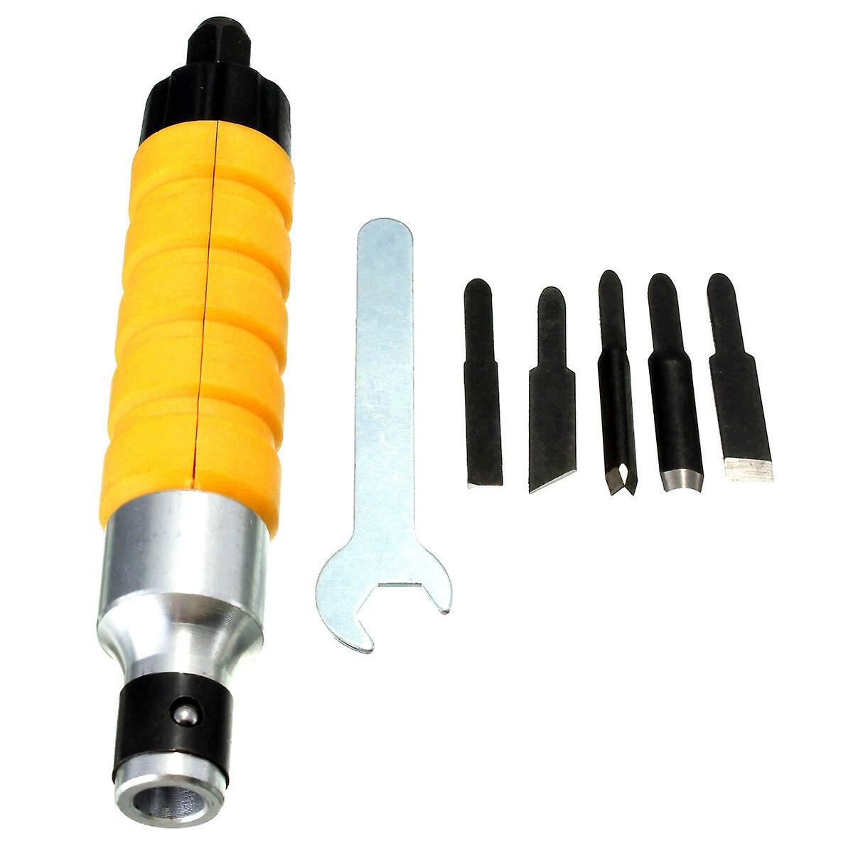 Wood Working Carving Chisel Carving Machine Tool With 5 Carving Blades