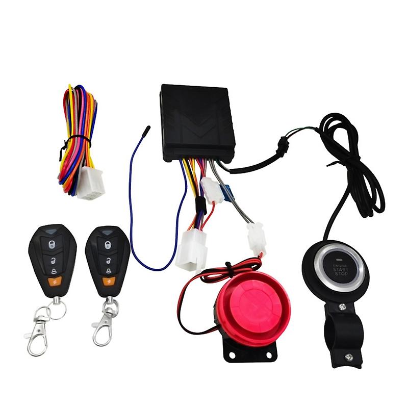 125db Remote Start Phone Handle Lock Control System Motorcycle Alarm Lock Universal~12321
