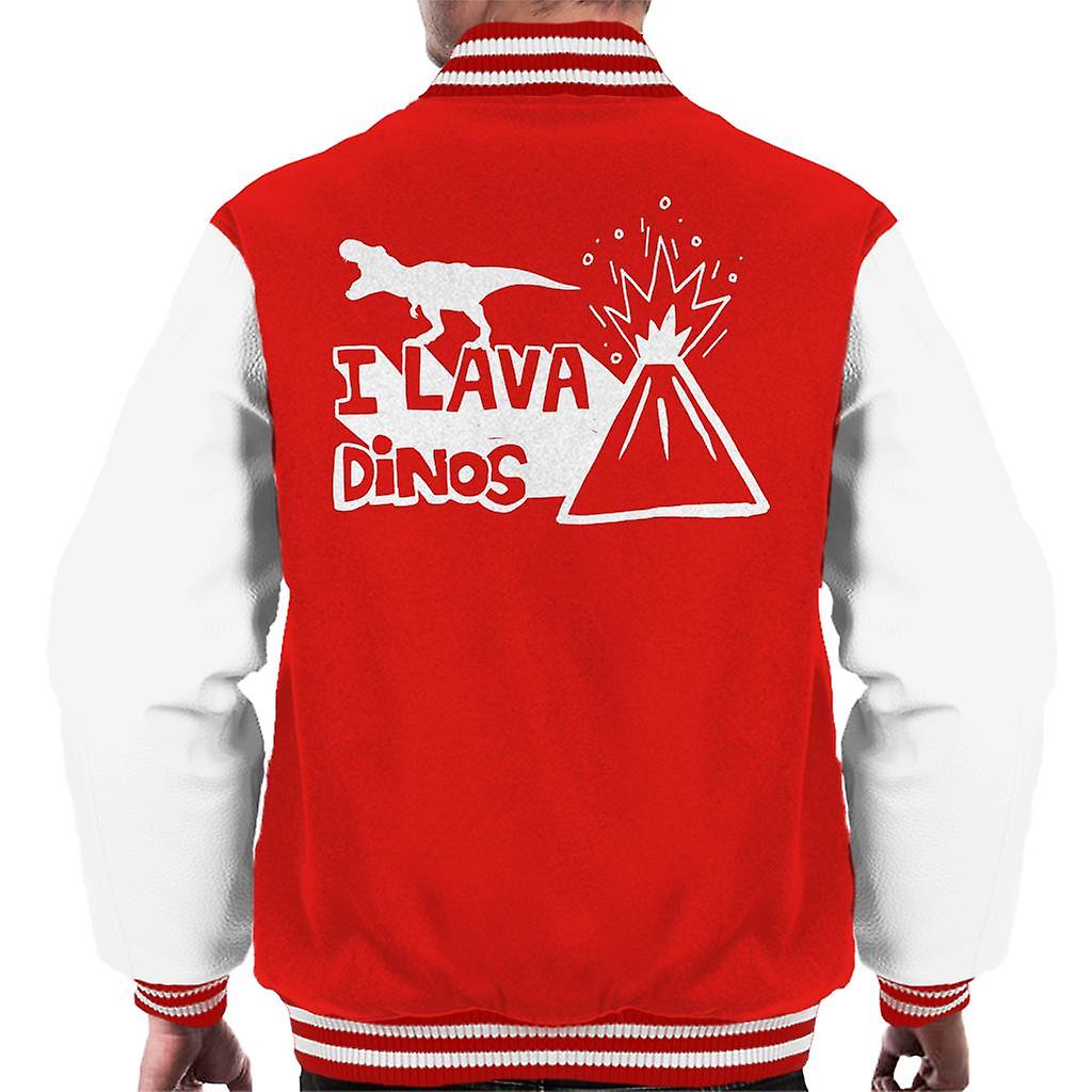 Jurassic World Fallen Kingdom I Lava Dinos Men's Varsity Jacket