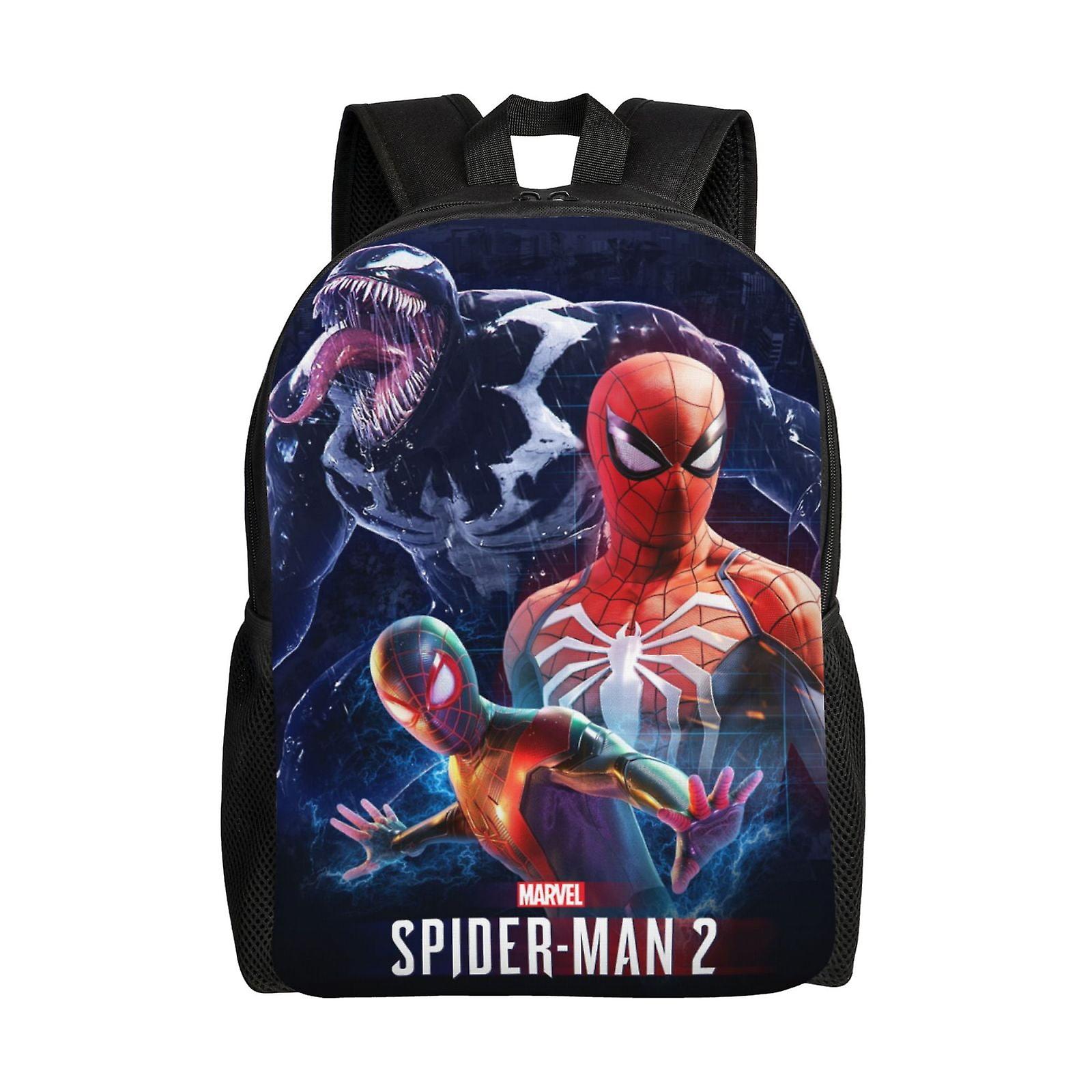 Spider-Man Kid Backpack School Bag Elementary Students Bookbags